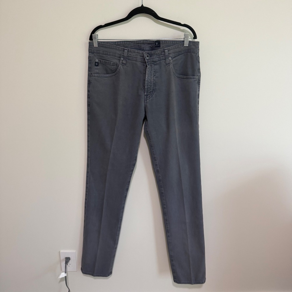 AG Adriano Goldschmied Mens The Sud Slim Straight Pants Grey 36x34 1783SUDSULMNO